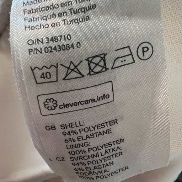 H&M Off White Crop Top Size 6 - Picture 6 of 11